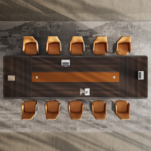 Mesa <span class=keywords><strong>de</strong></span> Conferencias Grande, Moderna, para Sala <span class=keywords><strong>de</strong></span> Reuniones, Escritorio <span class=keywords><strong>de</strong></span> Oficina, Minimalista, <span class=keywords><strong>de</strong></span> Lujo, Rectangular Larga, <span class=keywords><strong>de</strong></span> Alta Gama, para Negociaciones - Product Image 5