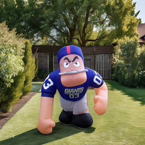 Mascotte géante gonflable de joueur de football |   Modèle gonflable pour fête de sport et pique-nique |   Modèle publicitaire aérien personnalisé pour entreprises - Product Image 5