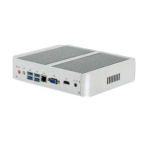 Minitree Fanless Desktop-Computer Win10 Home Office Verwenden Sie Core-i5-7200U 8250U i7 8 * USB-Anschlüsse HD VGA WiFi Mini-PC NUC HTPC
