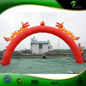 Hongyi arco inflável da porta inflável do arco do dragão