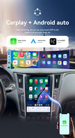 MRD 12.1" CARPLAY pour Infiniti Q50 2014-2019, écran HD de style Tesla, lecteur multimédia, Carplay sans fil 4G/8G