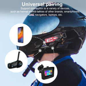 <span class=keywords><strong>Casque</strong></span> <span class=keywords><strong>Bluetooth</strong></span> <span class=keywords><strong>pour</strong></span> <span class=keywords><strong>moto</strong></span> Fodsports F2 1000m 2 Riders Full Duplex HiFi <span class=keywords><strong>Mini</strong></span> Portable Intercom - Product Image 6