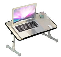 Table d'ordinateur portable pliable et portable, bureau de lit Superjare, plateau de service pour le petit-déjeuner, table de pique-nique miniature portable et ultra légère