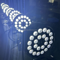 Projecteur LED Par Slim 24x18W RGBWUV, Projecteurs LED Par 24x18W RGBW, Projecteurs LED Par Plats 24*18W pour Scène, Mariage, Fête, DJ, Disco