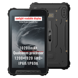 Aozora K8 hoạt động 8 inch Wifi gồ ghề máy tính bảng Android 13 Octa lõi chơi game với khe cắm thẻ <span class=keywords><strong>Sim</strong></span> NFC đọc kinh doanh sử dụng ELC - Product Image 1