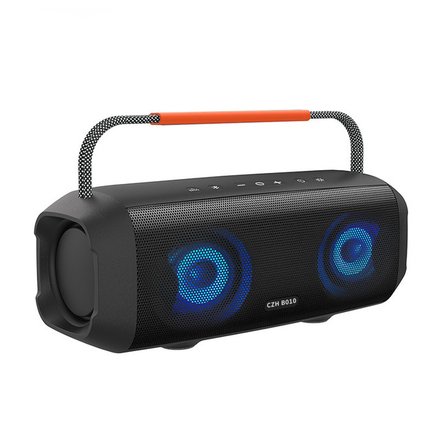 Portable Outdoor Ipx7 Waterproof Blue Tooth Speaker Colorful Rgb Light Dj Party Loudspeaker Stereo Bass Speaker