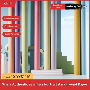 Papel <span class=keywords><strong>de</strong></span> Fondo para Fotografía <span class=keywords><strong>de</strong></span> Color Sólido Xianli Importado <span class=keywords><strong>de</strong></span> 2.72*11m para Retratos <span class=keywords><strong>de</strong></span> Niños en <span class=keywords><strong>Estudio</strong></span>, Vestidos <span class=keywords><strong>de</strong></span> Novia - Blanco y Negro - Product Image 5
