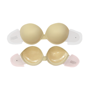 女性用在庫接着ブラの目に見えない再利用可能なブラファッションウェアに適したバックレスギャザーから胸に見えない粘着性ブラ - Product Image 6