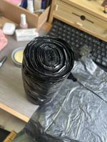 Sac poubelle en T-shirt HDPE/LDPE noir à impression offset, jetable, thermoscellable, prix usine chinois, 0,05 $/pièce en stock