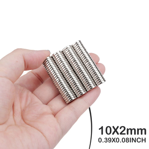 Mạnh mẽ hơn vĩnh viễn Nam châm Neodymium N52 đĩa Nam Châm Đất Hiếm trong các kích cỡ 6*2mm 6*3mm 10*1mm 10*2mm 10*3mm N35 N38 N42 - Product Image 5