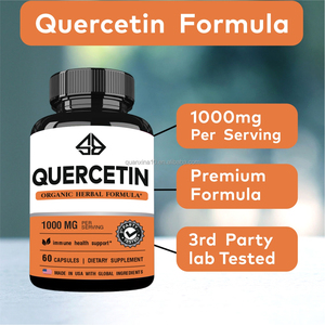 Quercetina 1000 mg por Porción, Fórmula Herbal Orgánica, 60 Cápsulas, Suplemento Dietético para Apoyar la Salud Inmunológica, Hecho en EE. UU. - Product Image 4