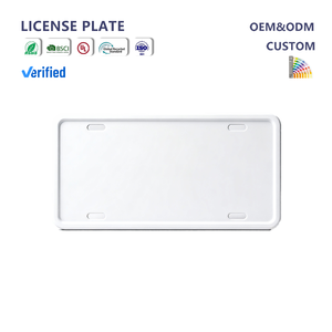 Placa de Matrícula Personalizada al por Mayor para Sublimación, Placa de Número de Coche de Aleación de Aluminio con Acabado Cromado de 6''*12'' - Product Image 1
