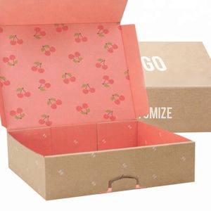 Hộp Giấy Kraft Nâu/Bao Bì Sóng Cho Hộp Giao Hàng Thư/Hộp Gói Giày Quần Áo Nữ - Product Image 5