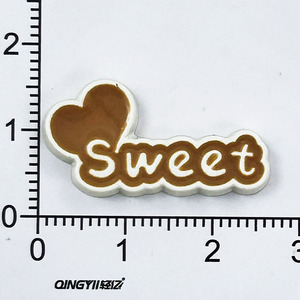 <b>Sweet</b> <b>Heart</b> Shaped Appliques Plastic Resin DIY Jewelry Accessories For Shoe Decorations - Product Image 4