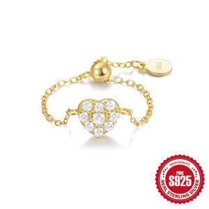 Nueva joyería Queen, anillo de mariposa de amor de Plata de Ley 925, apertura de moda de <span class=keywords><strong>Instagram</strong></span> de Venta caliente Europea americana para mujer - Product Image 5