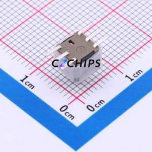 PS-6830SVA-6PL Push Button Switch SMD Switch Self-Locking Rectangle Plunger 500mA 24V - Product Image 2