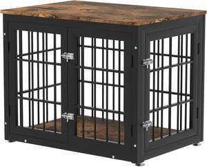 Chuyên Nghiệp Sản Xuất Khuyến Mãi Giá Con Chó Lớn Thùng Đồ Nội Thất Sáng Tạo Bằng Gỗ Và Sắt Con Chó <span class=keywords><strong>Kennel</strong></span> Với Mô Hình Rắn - Product Image 1