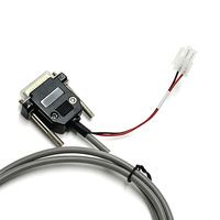 Kabel Rakitan Industri Kustom Tanpa Pelindung D-Sub 9 Pin Male ke 15 Pin Male dengan Molex Mini Fit 4.2 mm Pitch Seri 5557 2 Pin