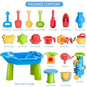 Jouets de plage d'été Table à eau multifonctionnelle pour enfants Ultimate Sand Water Play Experience Summer Outdoor Sensory Activity Toy - Product Image 4