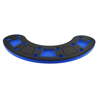 Plateau flottant en mousse EVA haute flottabilité pour boissons, découpe et estampage 10x10x2CM, support flottant antidérapant pour verres à vin, tasses et canettes pour piscine, spa et bain à remous