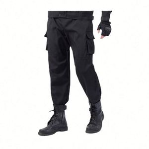 Design Multi Functional Work Clothes Spring and Autumn Special Training Clothes Work Training Clothes Button Shirt Set - Product Image 2
