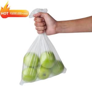 Pedido personalizado ecológico y mango de sellado térmico HDPE Roll Bag Tamaño personalizado aceptado Bolsa de HDPE - Product Image 2