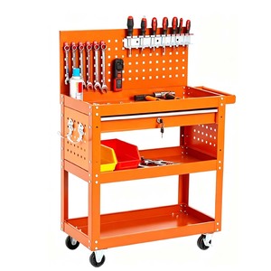 Armoire de rangement à outils industrielle noire en acier, 7 tiroirs, roulettes, poignée à pousser, serrure à clé, capacité de charge 300 kg, OEM OBM, garantie 3 ans - Product Image 6