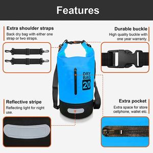 Mochila de PVC Personalizada para Canyoning, 40L, Impermeable, para Escalada y Excursionismo al Aire Libre, con Logotipo Personalizado - Product Image 4