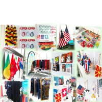 Drapeaux de vélo sur le thème d'Halloween, vente en gros, impression personnalisée, 5,5 x 8 pouces, polyester, mât de drapeau inclus |   Décoration extérieure