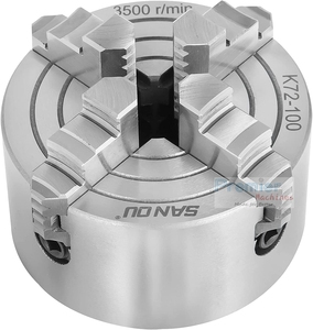 Mâm Cặp Máy Tiện K72-100 Mâm Cặp Độc Lập 4 Chấu 100Mm 4 Inch Mâm Cặp <span class=keywords><strong>SANOU</strong></span> Cho Máy Tiện <span class=keywords><strong>Mini</strong></span> - Product Image 4