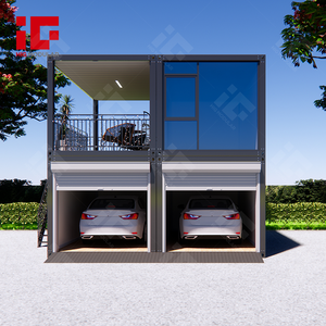 Villa Modular de Lujo de Dos Pisos Tiny Home Casa Contenedor Prefabricada de 2 Plantas Prefabricada Moderna <span class=keywords><strong>Flatpack</strong></span> con 2 Dormitorios y Baño - Product Image 2