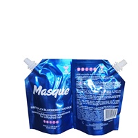 Pochette personnalisée doypack bec 100ml 200ml 250ml pochette d'emballage de shampoing sac de boissons au savon liquide pochettes de recharge cosmétique