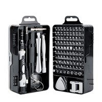 Ensemble de tournevis magnétiques personnalisés de 115 pièces pour la réparation de téléphones portables avec emballage personnalisé