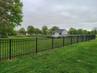 Clôture de piscine et de jardin en aluminium de qualité américaine - Clôture métallique ornementale très demandée pour les projets nord-américains