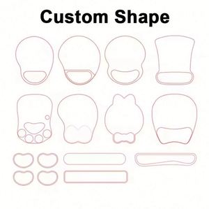 Wholesale Mat for Promotional Office Business Gifts Custom Logo Printed Mousepads Blank <b>Mouse</b> Pads With Wrist Rest - Product Image 5