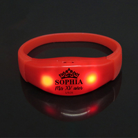 Cadeaux promotionnels en plastique souple certifiés CE, fournitures pour fêtes de mariage, éclairage clignotant, musique activée par le son, LED