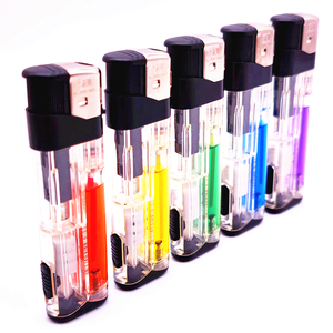 ราคาถูก L309ก๊าซเติมไฟ LED ไฟฟ้าเปลวไฟไฟแช็ก - Product Image 1