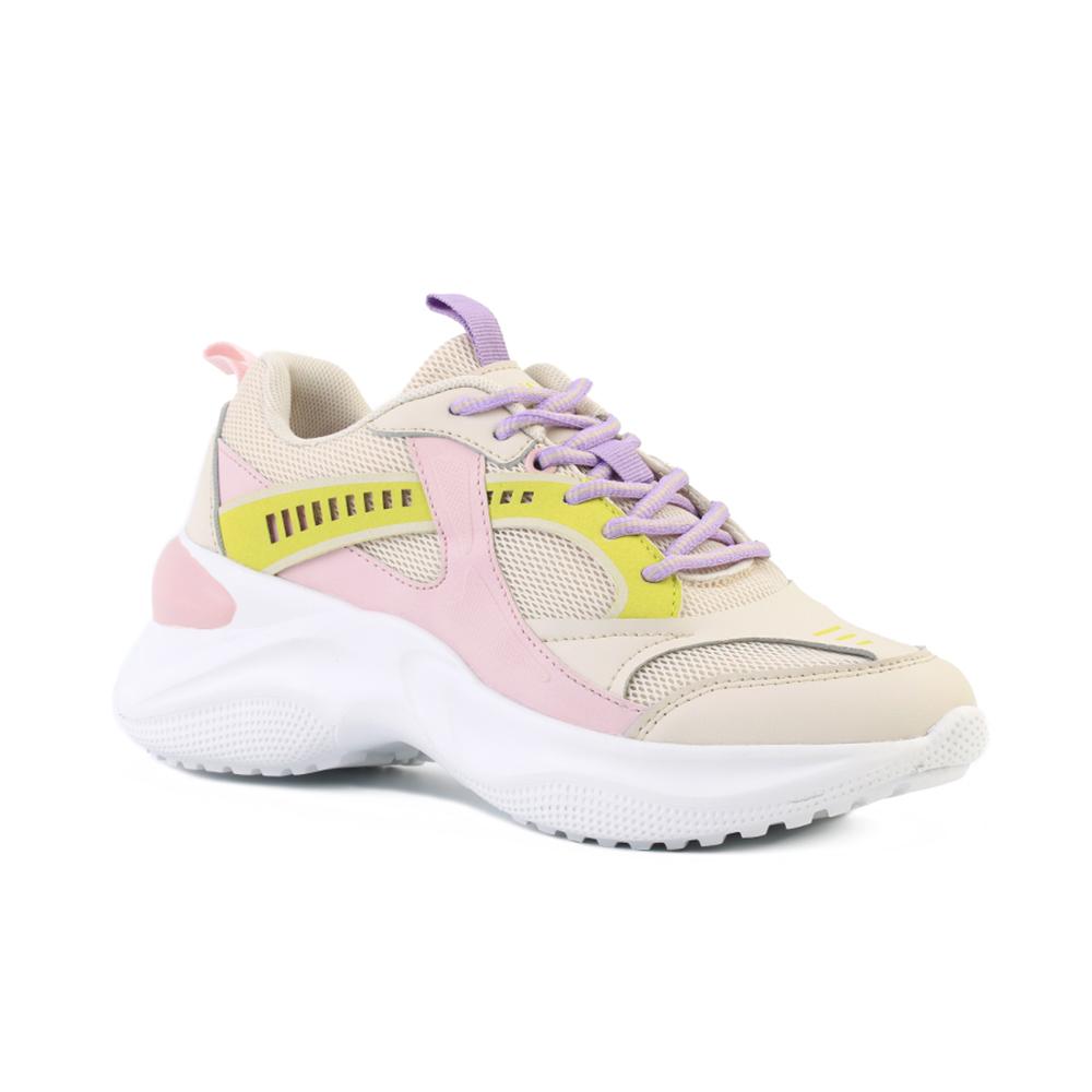 Оптовая продажа, дизайнерская Модная брендовая розовая теннисная спортивная обувь для женщин