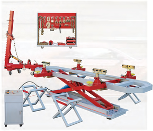 Banc de carrosserie Continental pour réparation de châssis automobile, machine de réparation de carrosserie automobile européenne pour atelier de carrosserie - Product Image 1