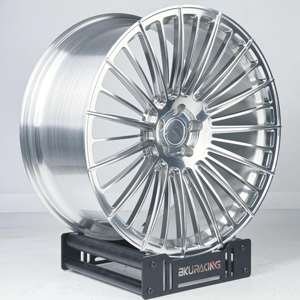 Rines Bku Forjados 5x130 para <span class=keywords><strong>Bentley</strong></span> Flying Spur, <span class=keywords><strong>Mulsanne</strong></span>, Bentayga, Continental GT, 20, 21, 22 Pulgadas, Aleación Pulida - Product Image 5