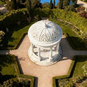 定制手工雕刻耐用环保户外欧式大理石凉亭雕塑 - Product Image 4