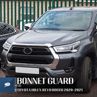 Pelindung Kap Mesin Mobil PC Auto Body Parts 4x4 Pickup Truck Deflektor Kap Mesin Akrilik untuk Toyota Hilux Revo Rocco 2020-2021