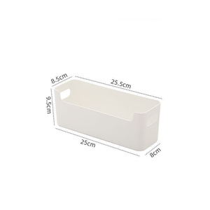 New Plastic <b>White</b> Hanging Storage Boxes Pantry <b>Shelf</b> Cabinet Box With Handle for Home Kitchen - Product Image 6