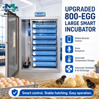 Incubateur Avicole Automatique Solaire Double Alimentation 800 Œufs avec Retournement Automatique à 360° pour Usage Industriel/Commercial – Taux d'Éclosion Élevé – Vente en Gros