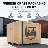 Chariot élévateur électrique assis 3 tonnes avec batterie au plomb-acide, pneus pleins RWD, fourches de 1220 mm, déplaceur latéral électrique pour utilisation intérieure et extérieure