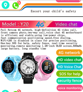 <span class=keywords><strong>Smartwatch</strong></span> Y20 4G per Bambini <span class=keywords><strong>con</strong></span> Fotocamera HD, Impermeabile IP67, Navigazione GPS, WIFI+LBS, Videochiamata, Design Rotondo, Cinturino in Lega per Bambini - Product Image 6