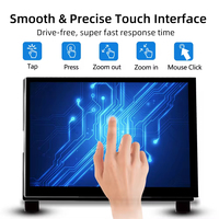 Ahududu Pi için MPI7006-A 7 inç IPS LCD kapasitif dokunmatik ekran 1024*600 LCD ekran 5/4/3/2/1