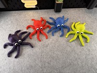 Poulpe Articulé Simulé Imprimé en 3D PLA, Personnalisable, Commandes en Gros Acceptées, Modèle 3D Haute Précision Imprimé en 3D PLA