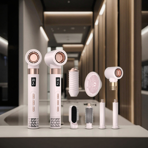 2025 Hochgeschwindigkeits-Haartrockner Anion Lockens tab Multifunktion ales ionisches Heißluftkamm-Set Neue Technologie Multi-in-One-Haarkamm - Product Image 1