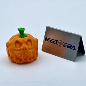 Meetcera - Adornos de <span class=keywords><strong>Calabaza</strong></span> de Halloween Impresos en 3D, Caja de Dulces con <span class=keywords><strong>Cara</strong></span> de Fantasma, Decoraciones para Fiestas, Juguetes Personalizados de Resina y PLA, Servicio Integral - Product Image 3